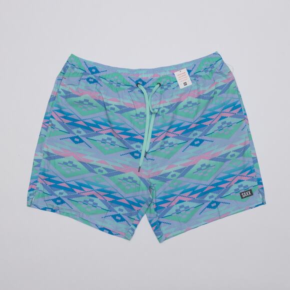 Saxx Other - SAXX Men Oh Buoy 2N1 Swim Trunks Geo Gradiant Size XXL (New/Defect)